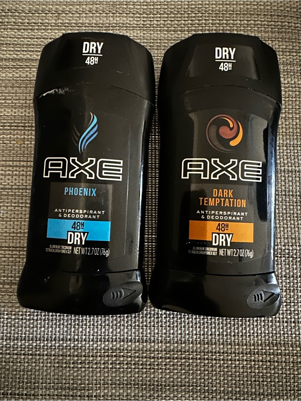 Phoenix & Dark Temptation Antiperspirant Deodorant Stick - Black, Blue & Orange